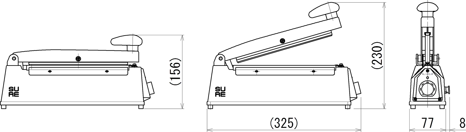 石崎電機(SURE) 重量テーブル NPJ-600 - 4